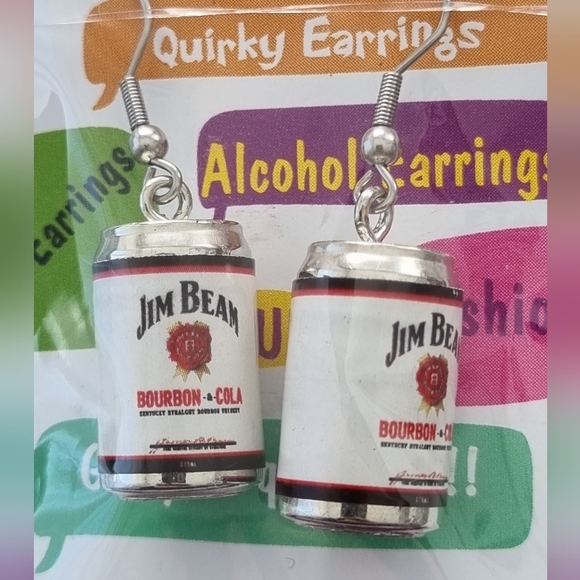 Jewelry - Street Smart Earrings - Jim Beam Can